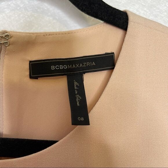 BCBGMAXAZRIA Tina Colorblock Sheath Dress 8 - Picture 3 of 7